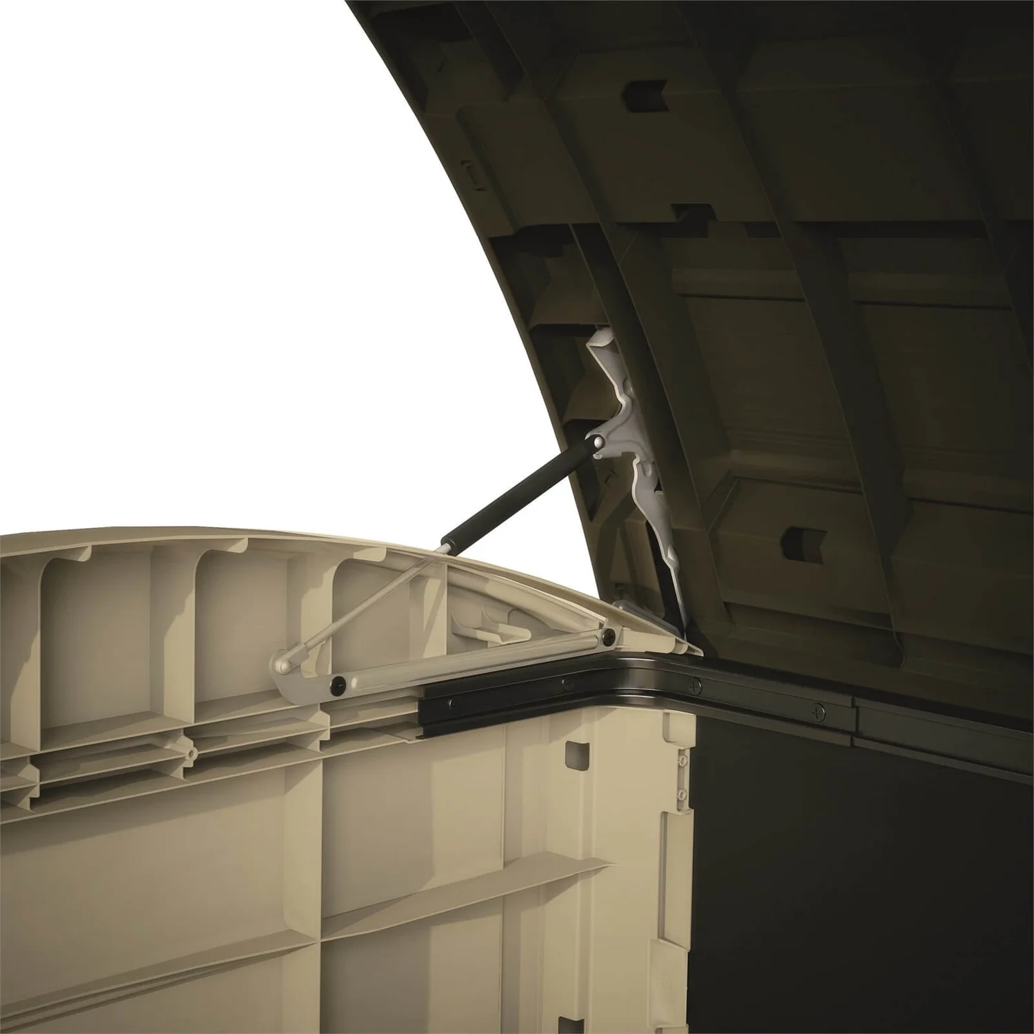 Keter Store It Out Ultra Outdoor Garden Storage Shed - Beige & Brown - 2000L - Image 7