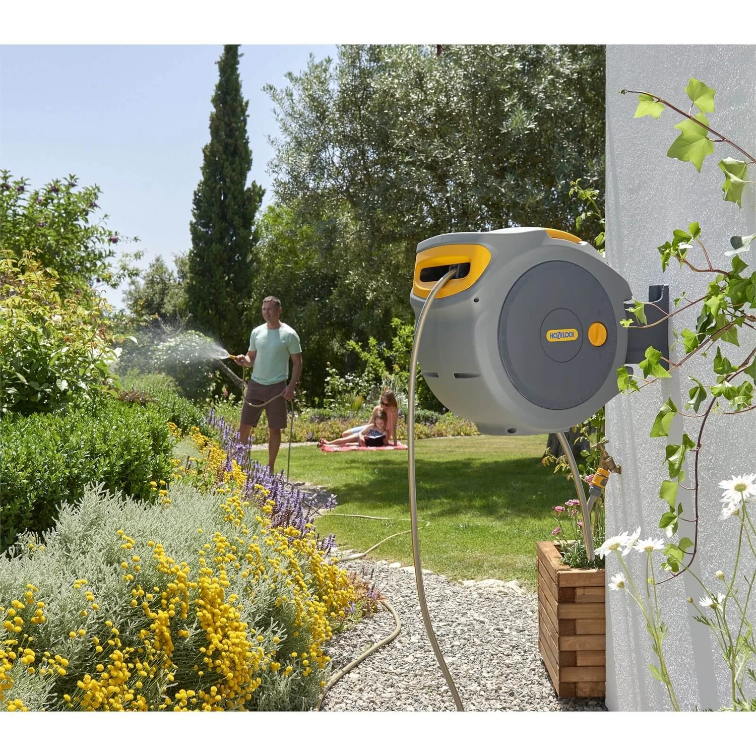 Hozelock Garden Auto Reel With 20m Hose - Image 2