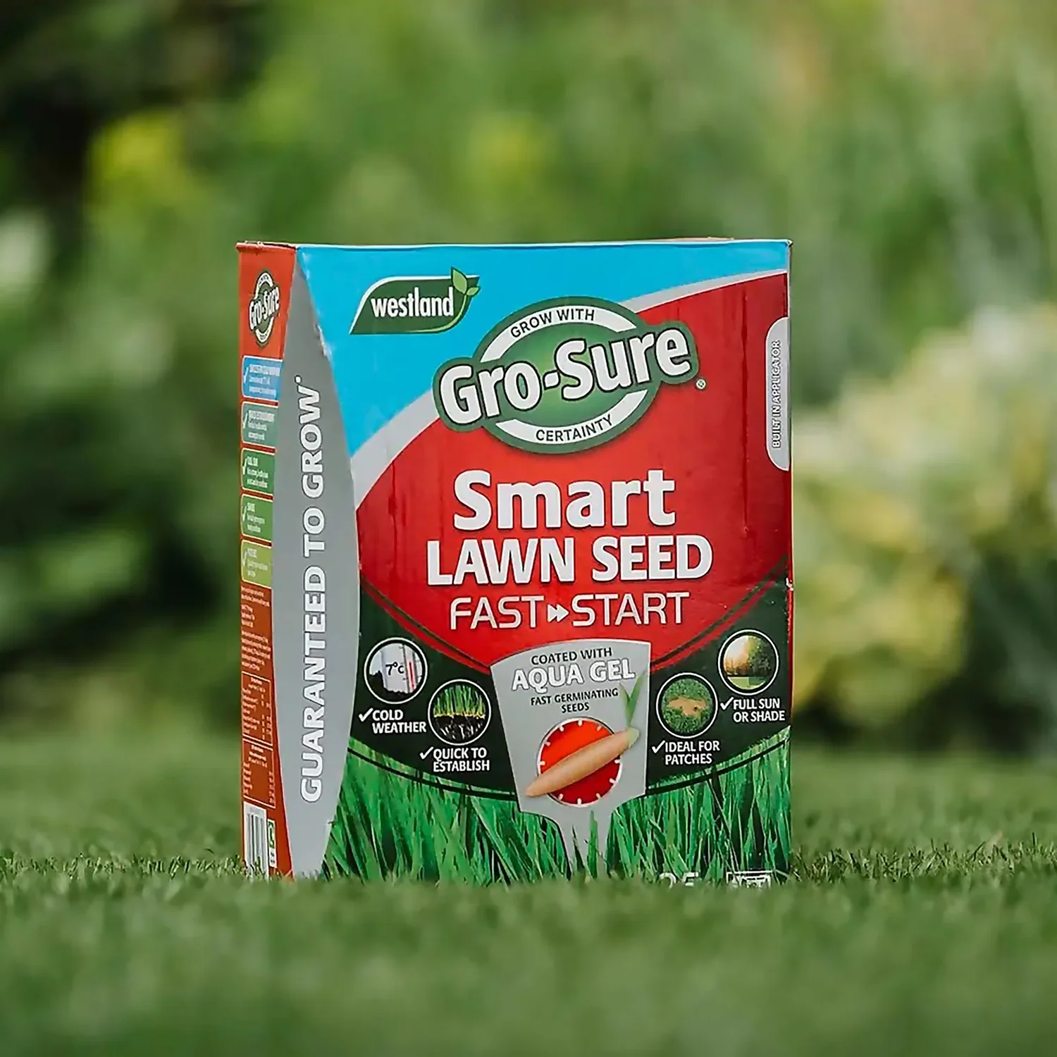Gro-Sure Aqua Gel Coated Fast Start Smart Grass Lawn Seed 25m² - Image 2