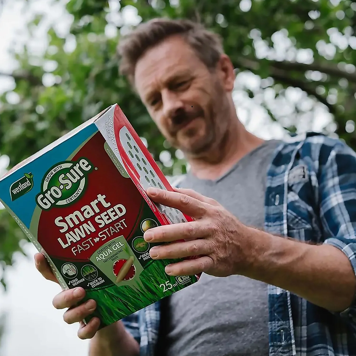 Gro-Sure Aqua Gel Coated Fast Start Smart Grass Lawn Seed 25m² - Image 3