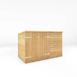 Mercia 6 X 3ft Overlap Pent Bike Shed - Incl. Installation