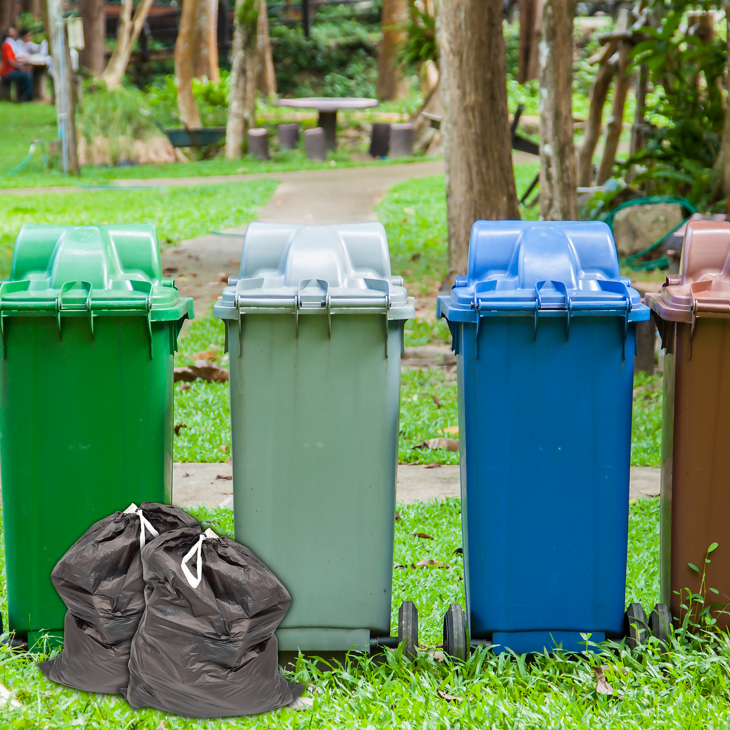 None Drawstring Refuse Sacks - 20 Pack - Image 5