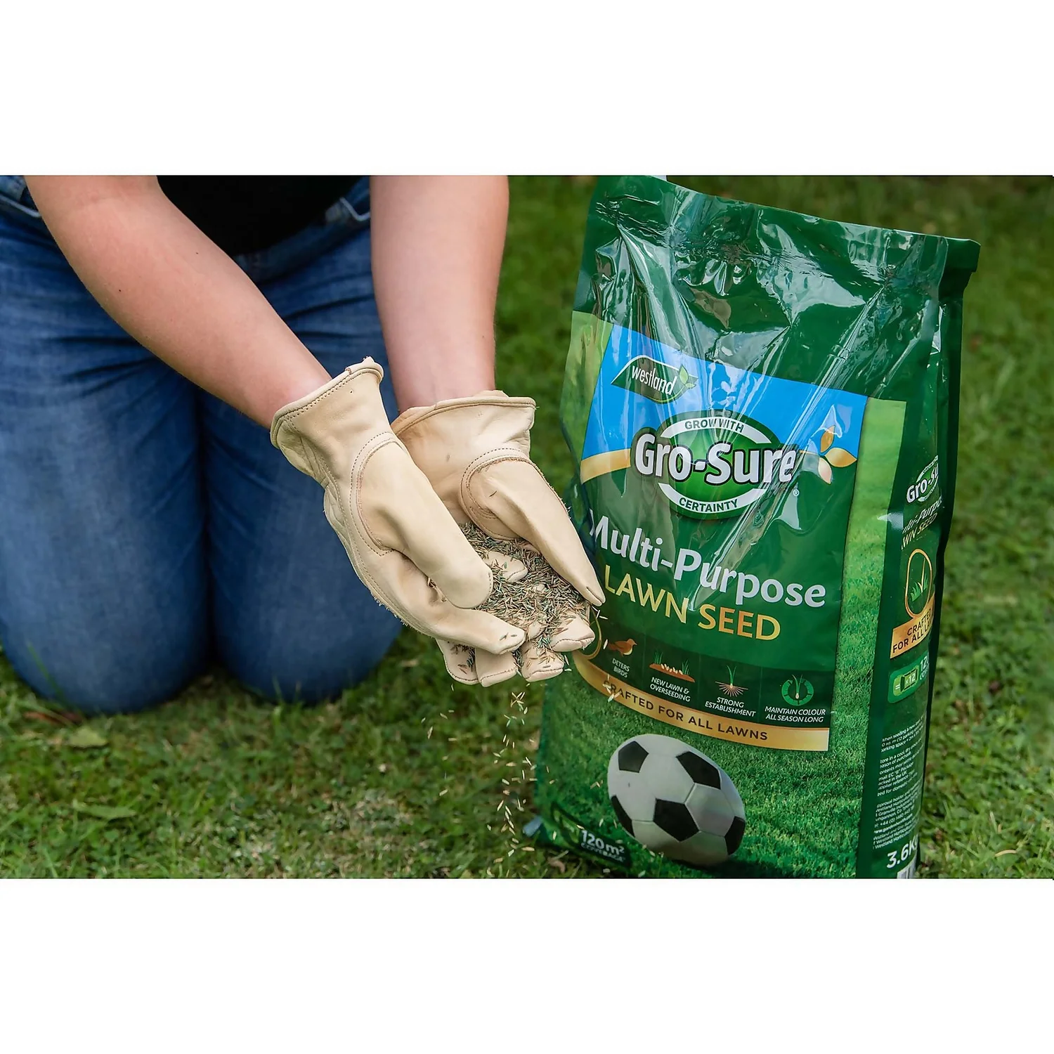 Gro-Sure Multi-Purpose Lawn Seed 120m² - Image 2