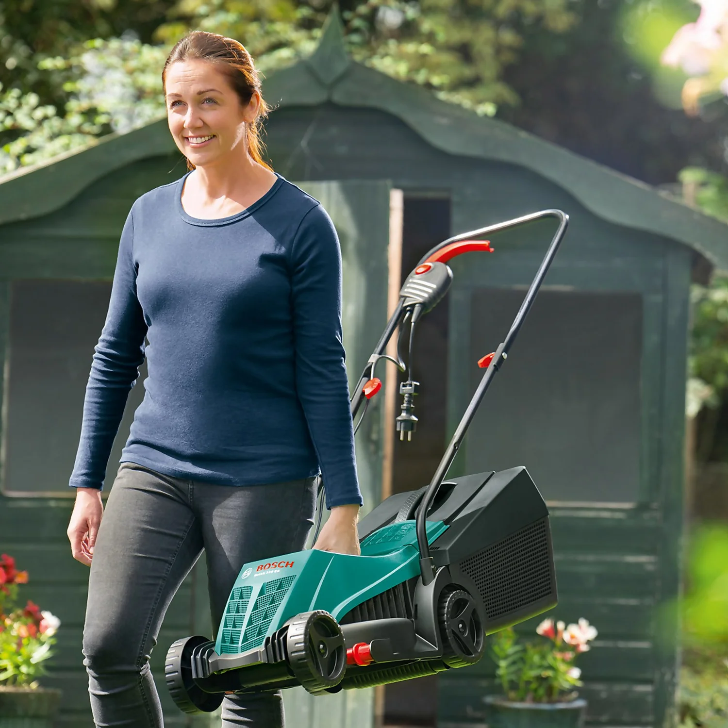 Bosch 1200W Rotak 32-12 Electric Lawn Mower - 32cm - Image 7