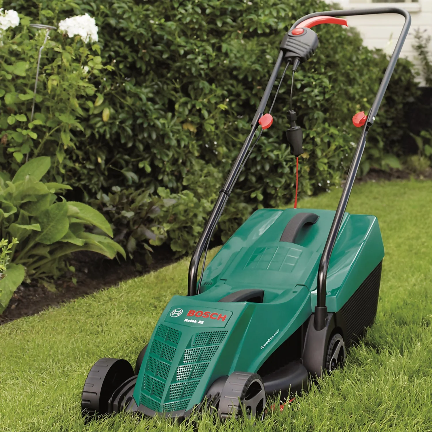 Bosch 1200W Rotak 32-12 Electric Lawn Mower - 32cm - Image 2