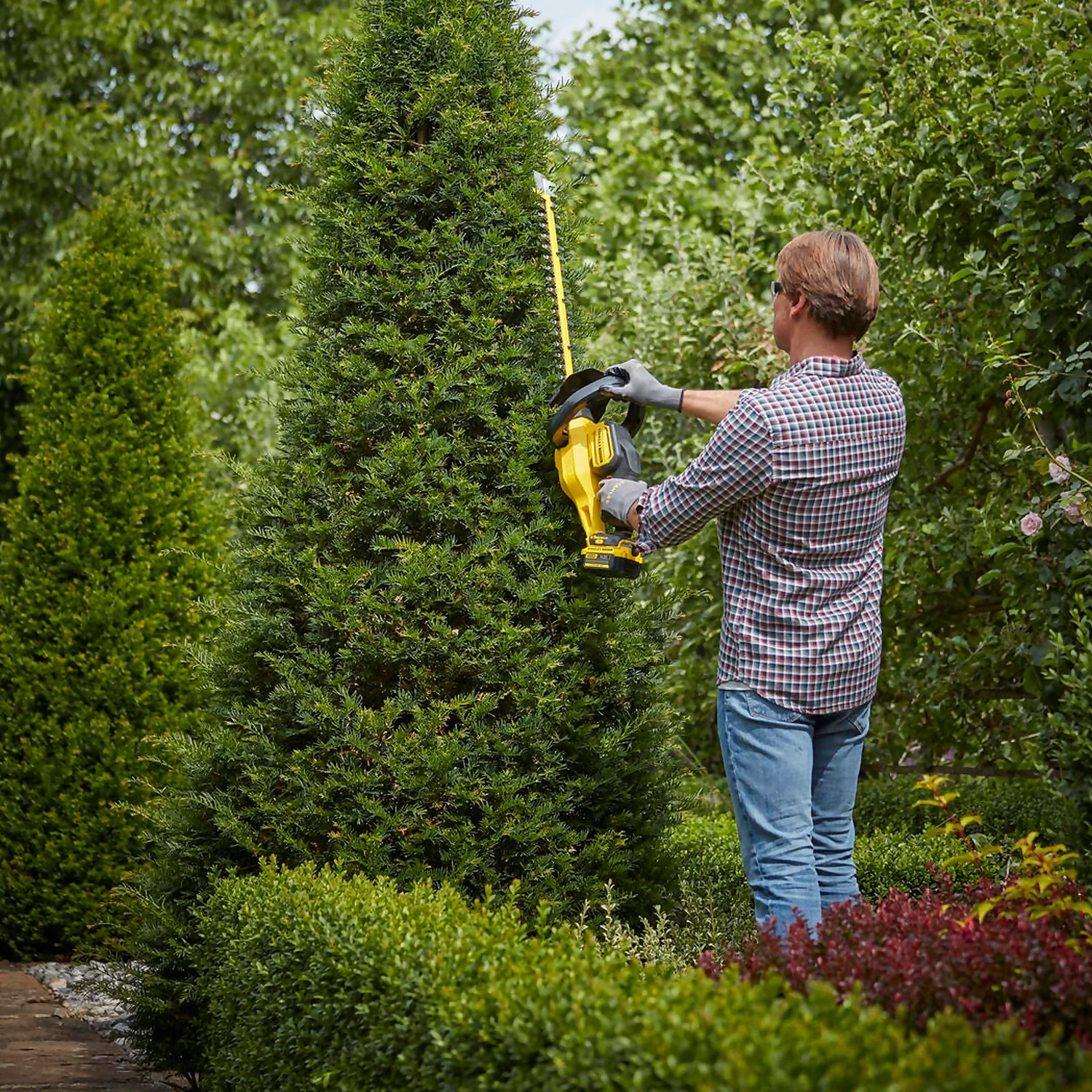 STANLEY FATMAX V20 18V Cordless Hedge Trimmer 55cm (Sfmcht855M1-Gb) - Image 4