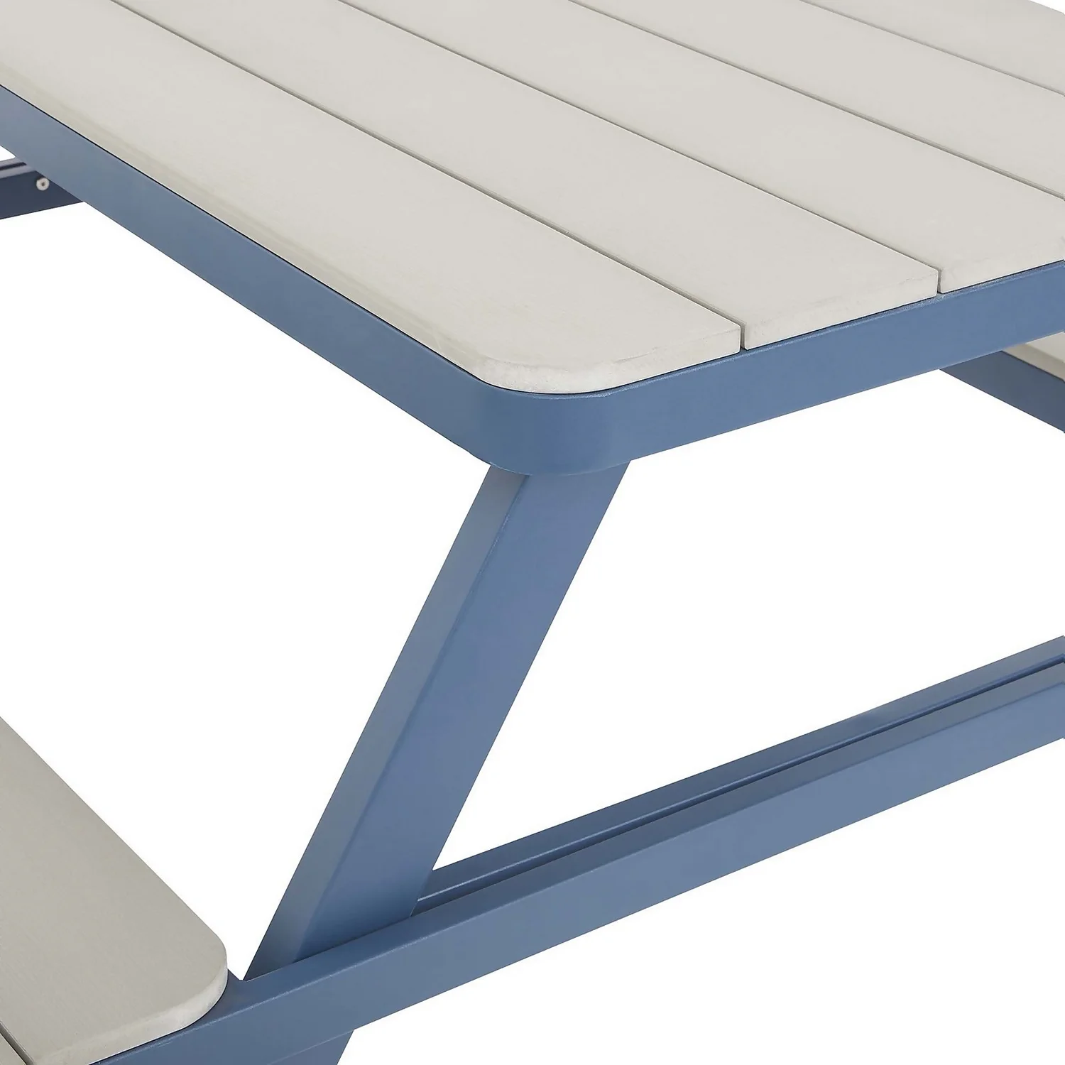 Picnic Bench - Navy & Grey - Image 5