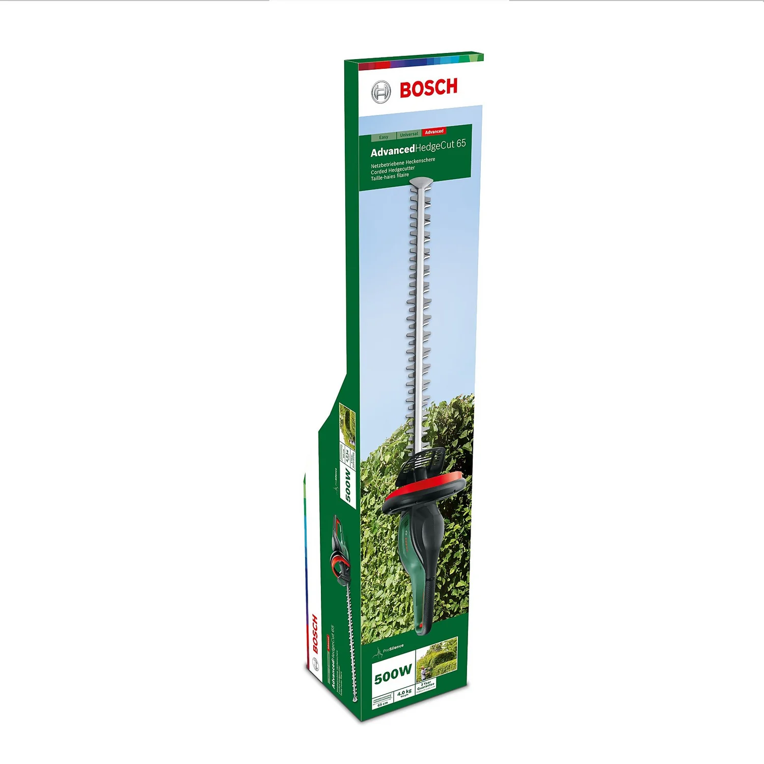Bosch 500W Advanced HedgeCut 65 Hedge Trimmer - Image 6