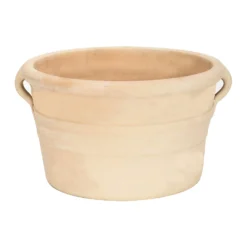Himalaya Terracotta Low Bowl - 30cm