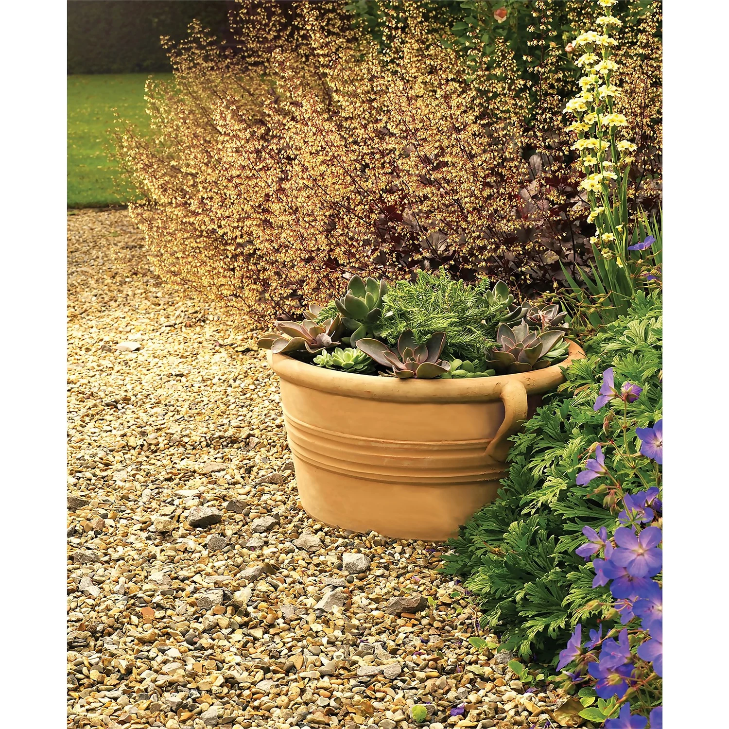 Himalaya Terracotta Low Bowl - 30cm - Image 2