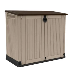 Keter Store It Out Midi Outdoor Garden Storage Shed 880L - Beige/Brown