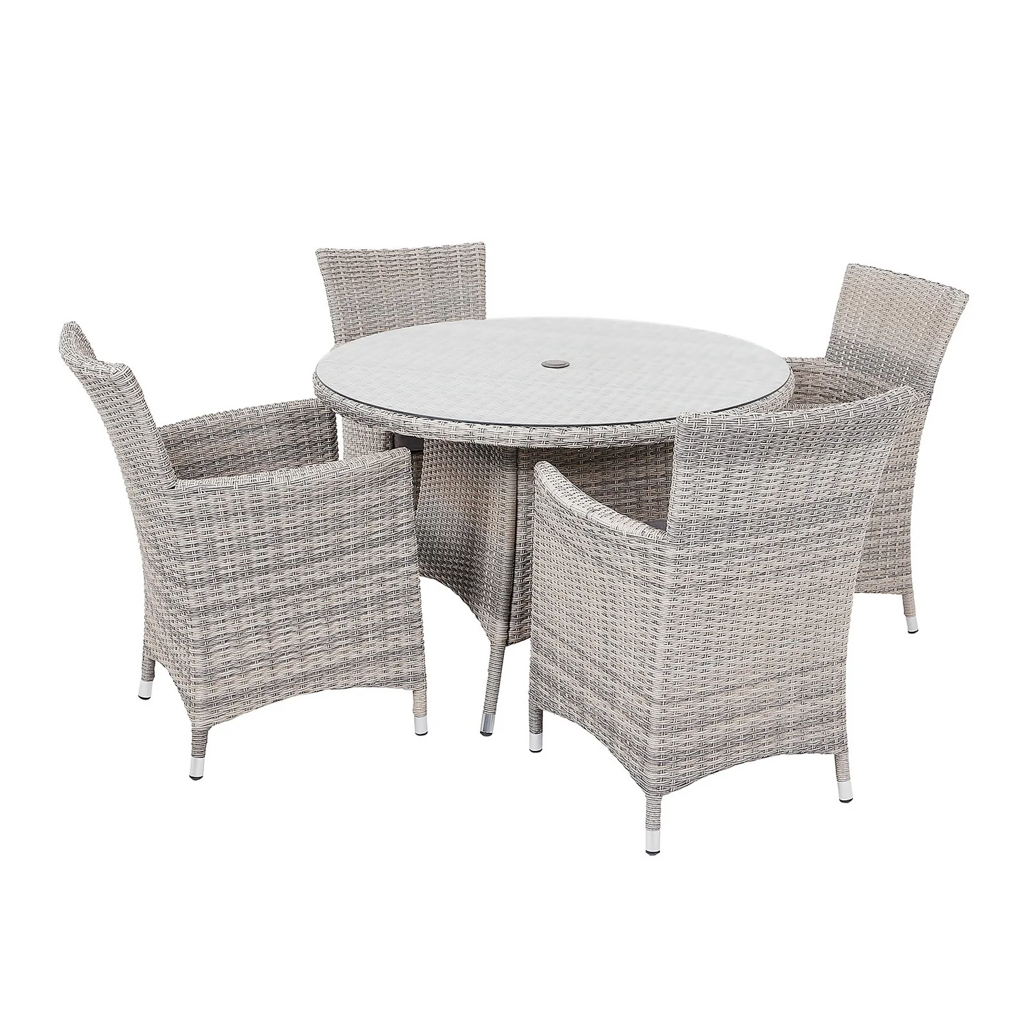 Florence 4 Seater Garden Dining Set - Image 2
