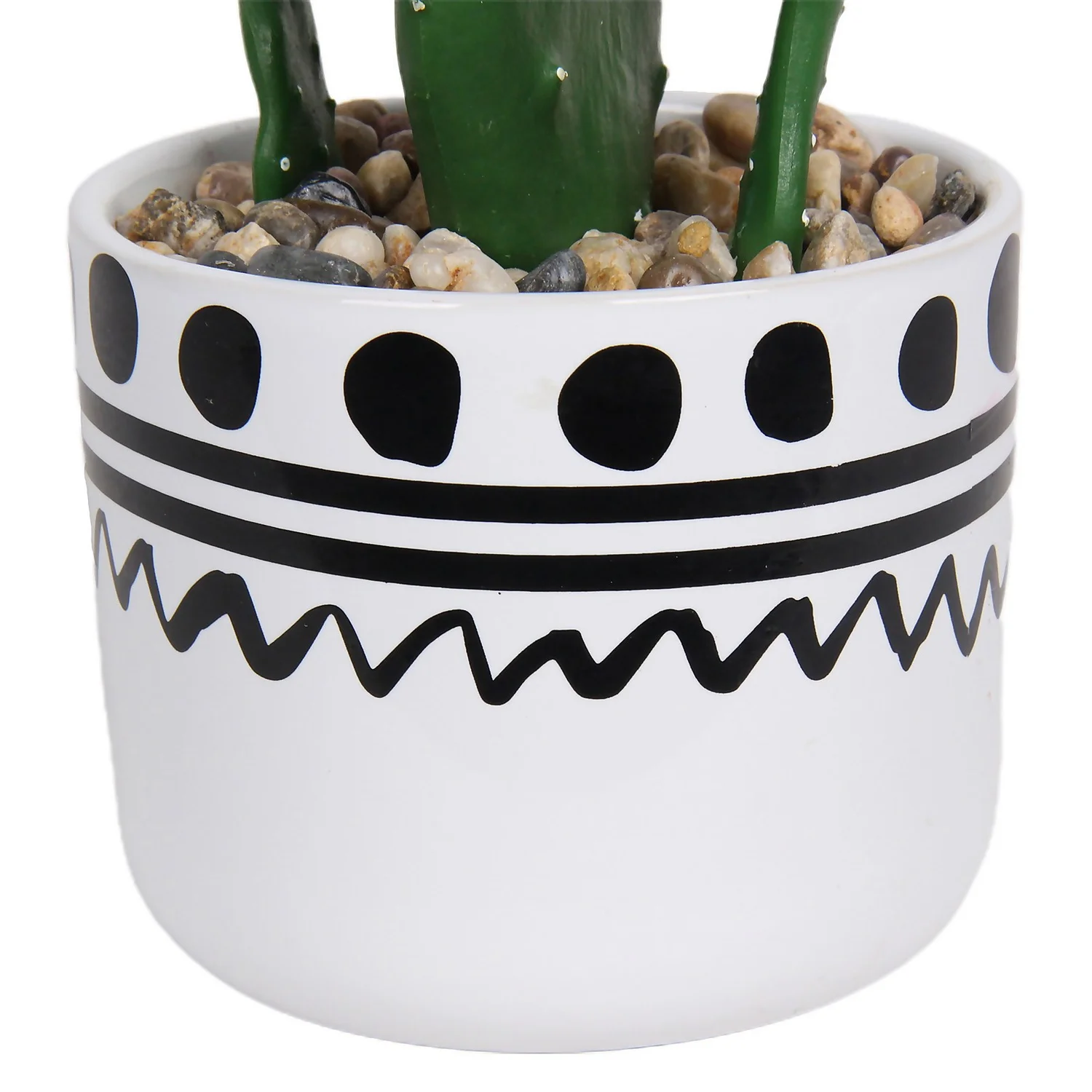 Cactus In Abstract Pot - Image 6