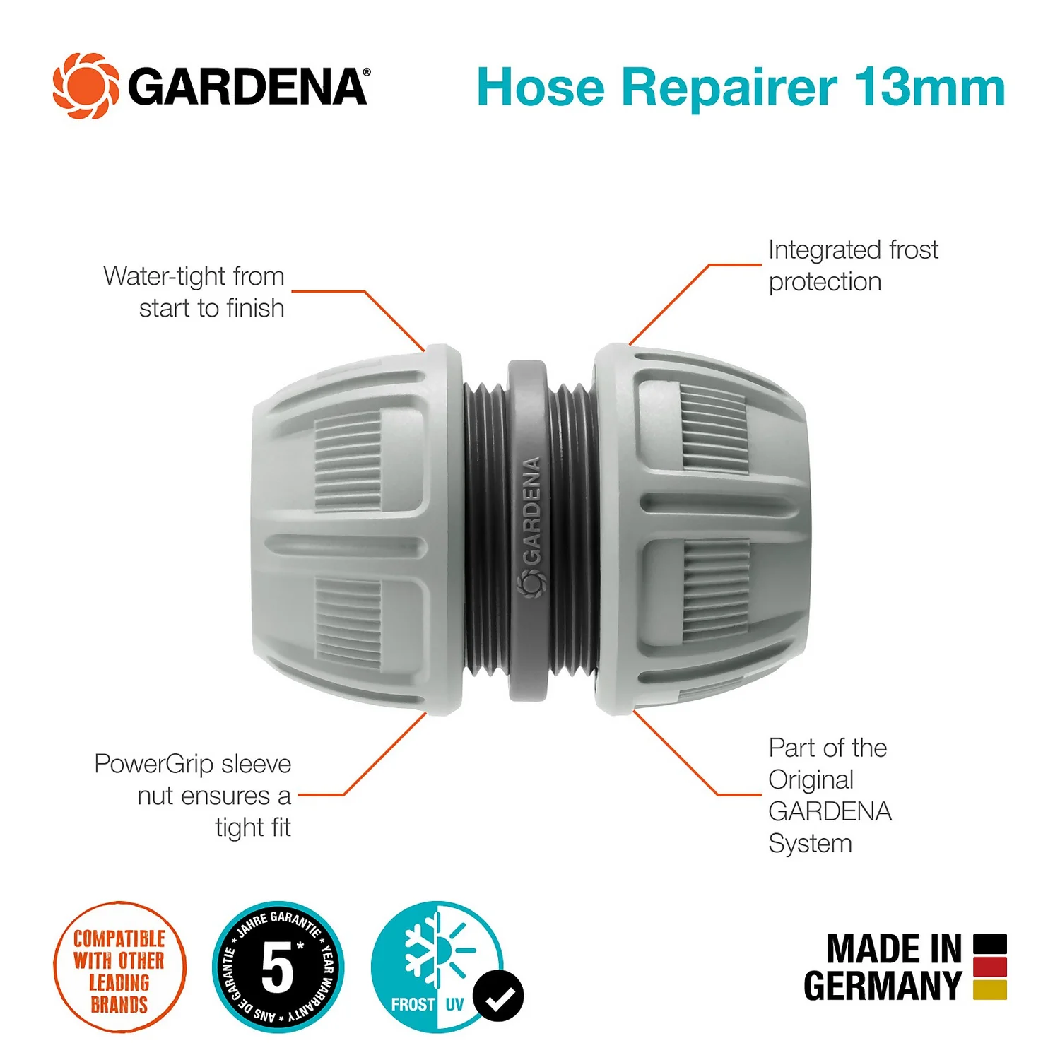 GARDENA Hose Repairer13 Mm (1/2") 15 Mm (5/8") - Image 3