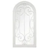 Scrolled Arch Garden Mirror