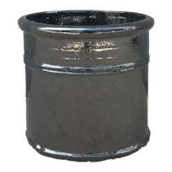 Malay Cylinder Mirror Plant Pot - 37cm