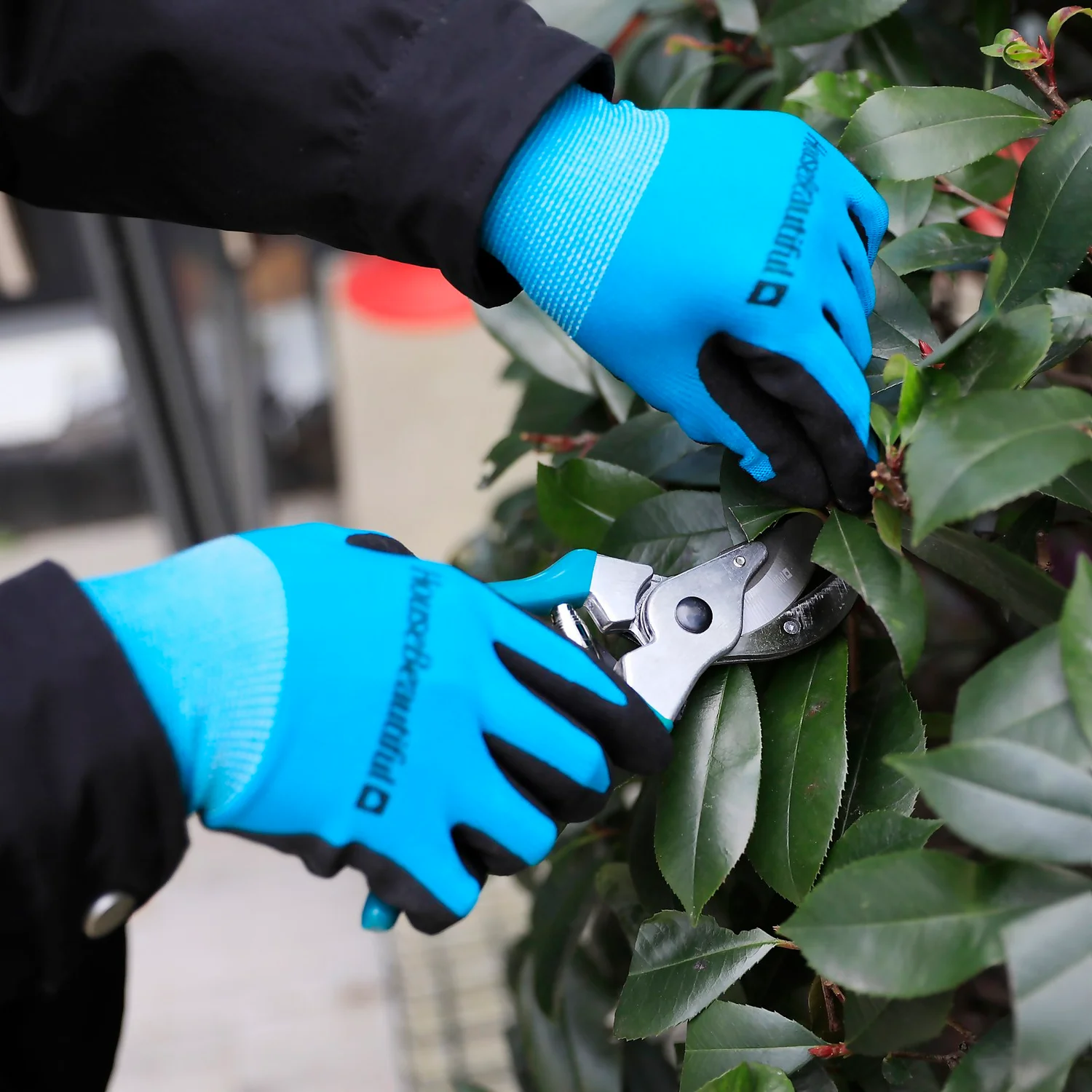 House Beautiful Garden Gloves - Teal - Image 5