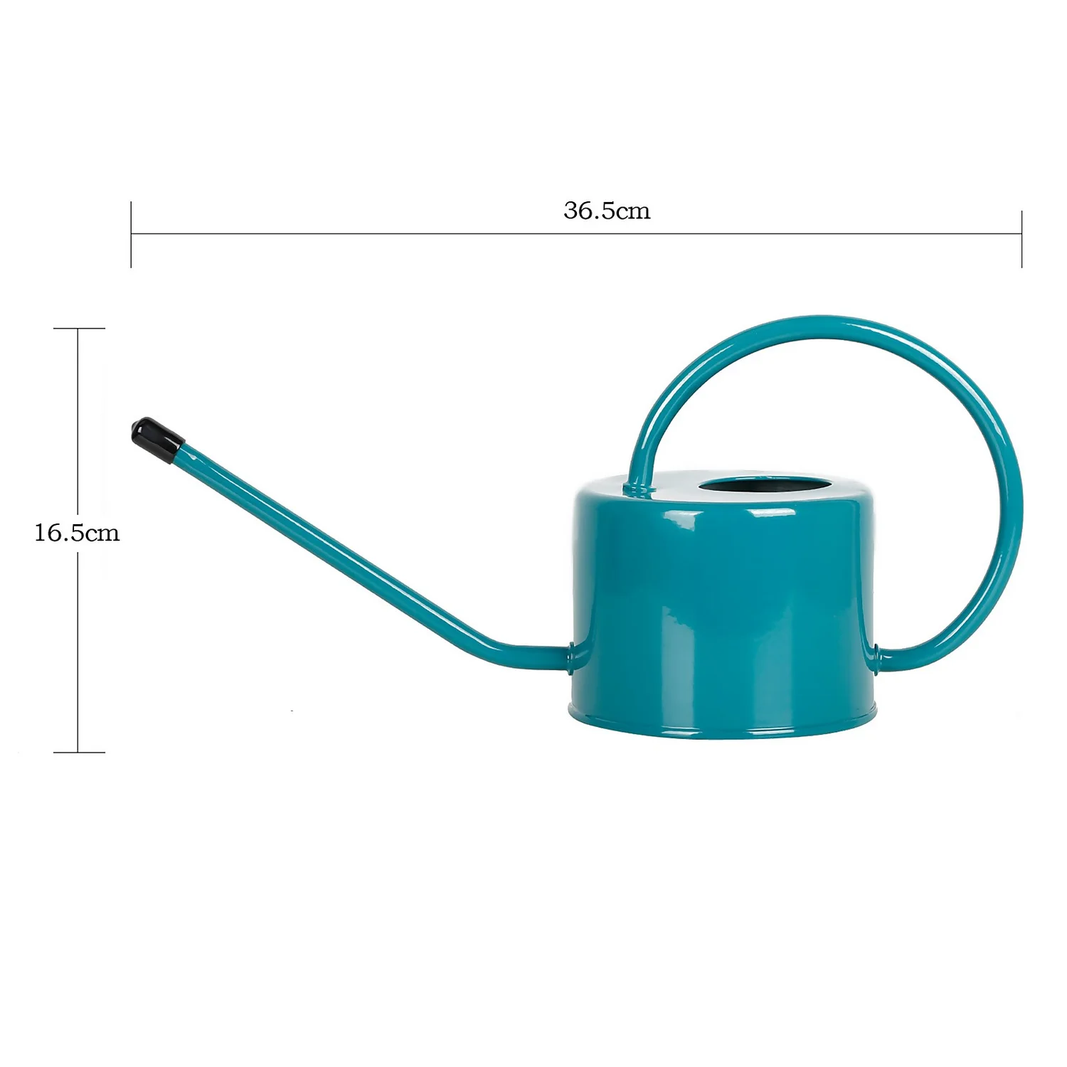 Homebase Metal Watering Can 1L - Teal - Image 3