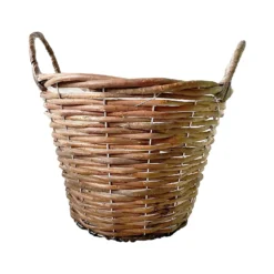 Natural Weave Round Garden Planter 30cm