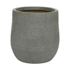 Liam Round Stripe Planter - Medium