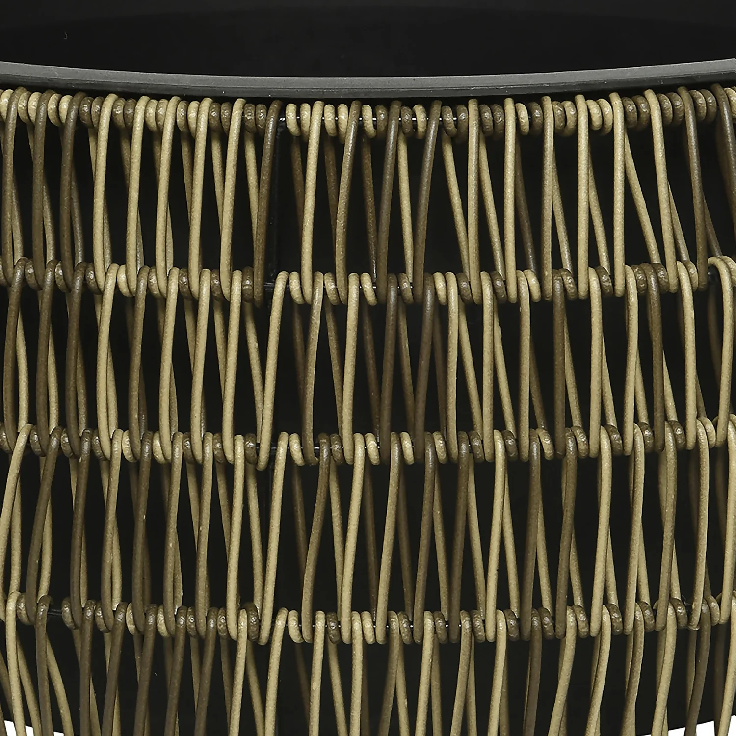 Kate Round Rattan Planter With Legs - Medium - Image 2