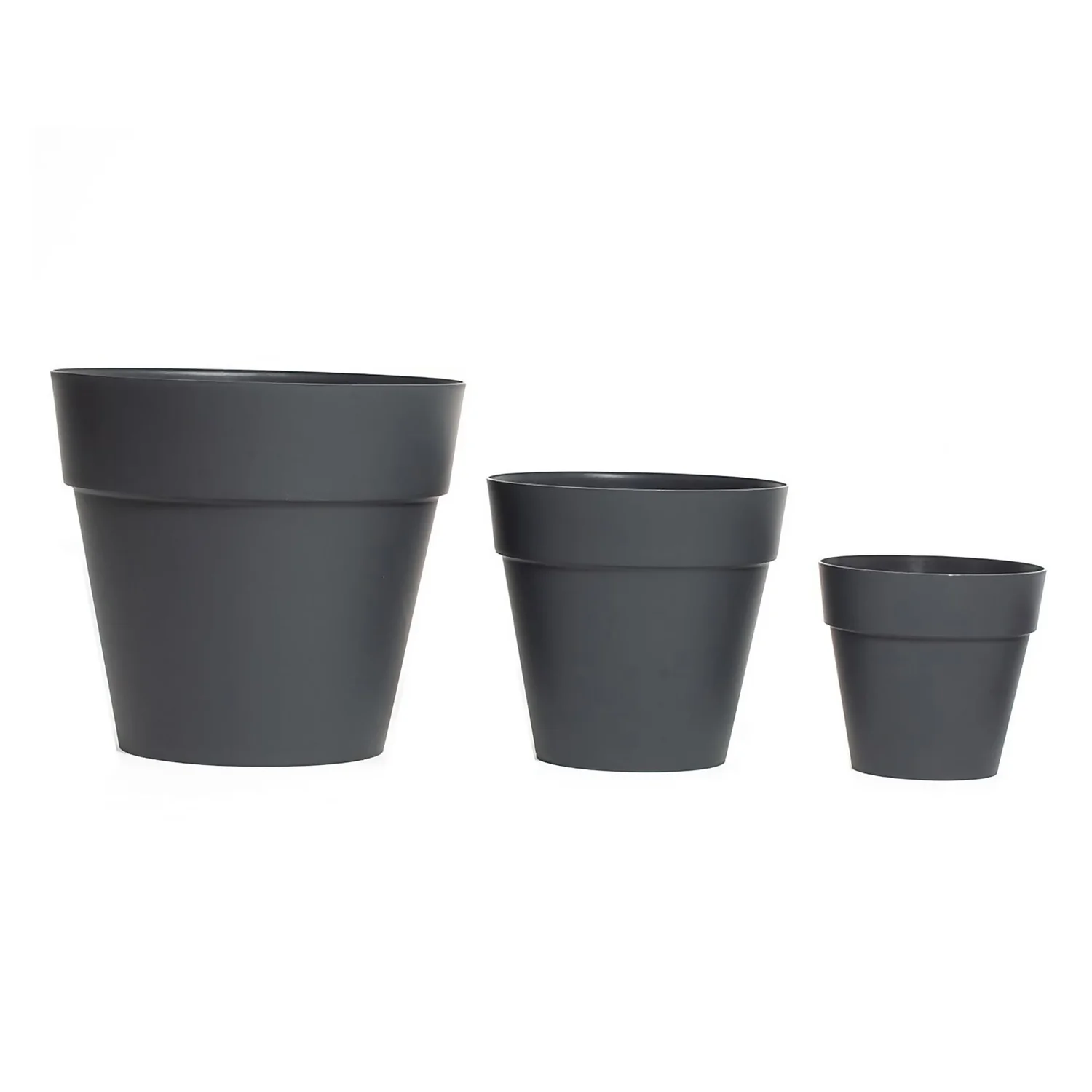 Soho Contemporary Grey Planter - 20cm - Image 3