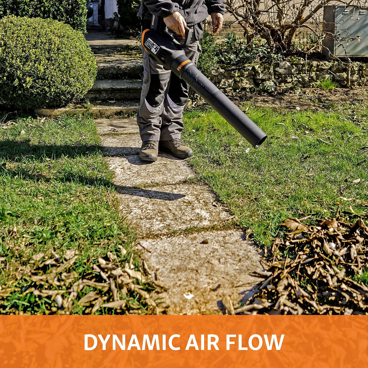 Worx WG547E Turbine 20V 2.0Ah Cordless Garden Blower - Image 5