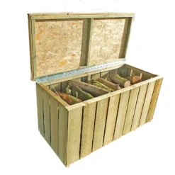 Shire Sawn Timber Garden Storage Log Box 4x2