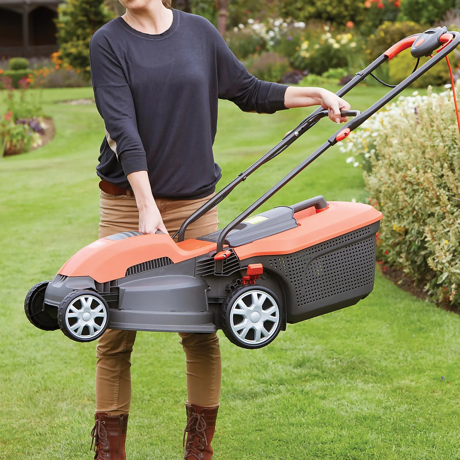 Flymo 1500W Speedi Mo 360C Electric Lawn Mower - 36cm - Image 4