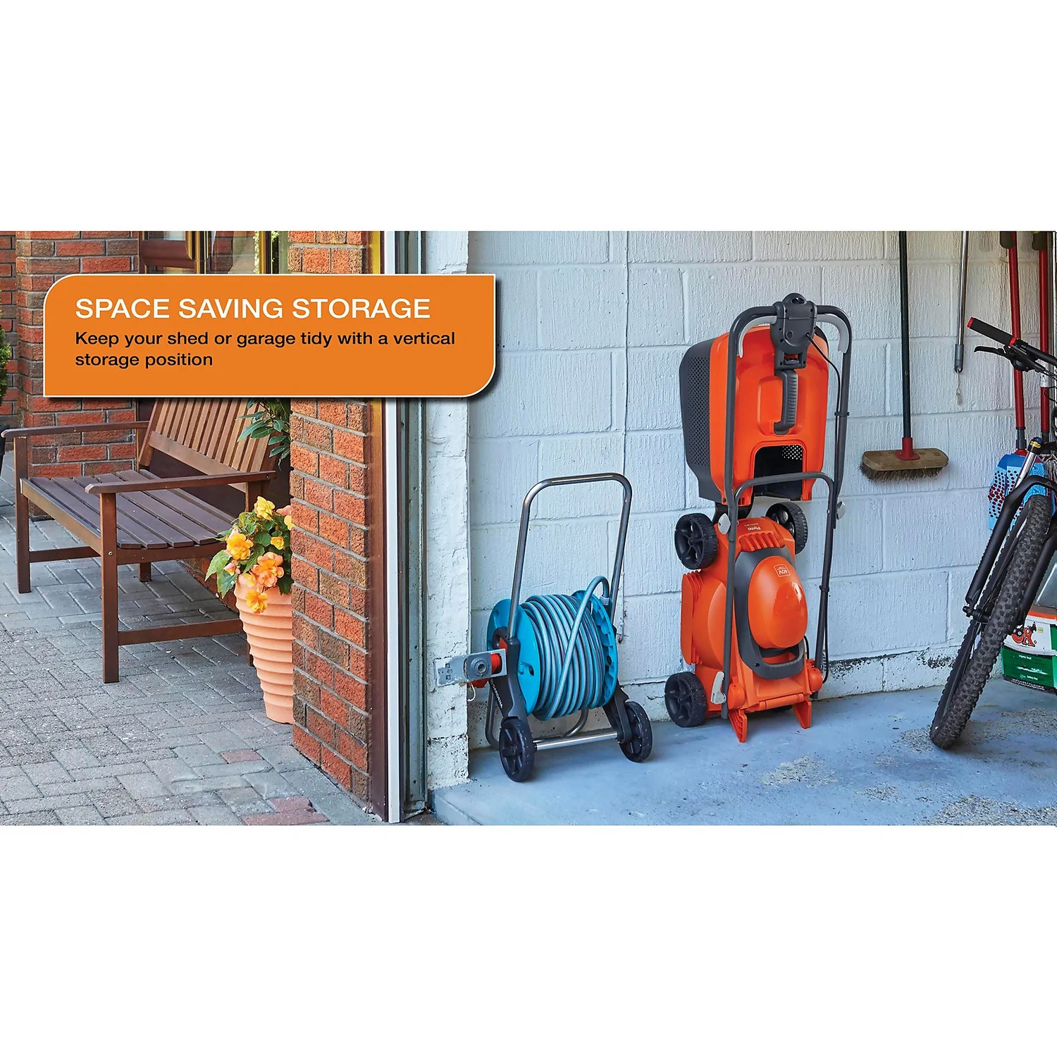 Flymo 40V SimpliStore 300R Li Cordless Lawn Mower - 30cm - Image 6