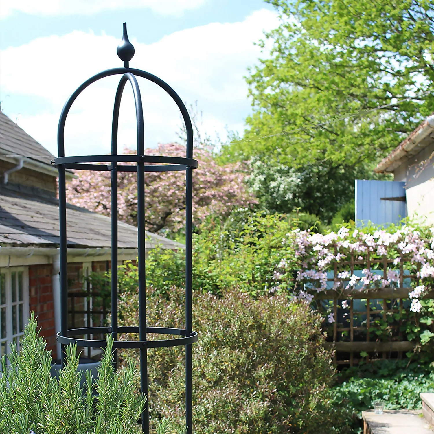 Agriframes Decorative Garden Obelisk 1.7m - Black - Image 2