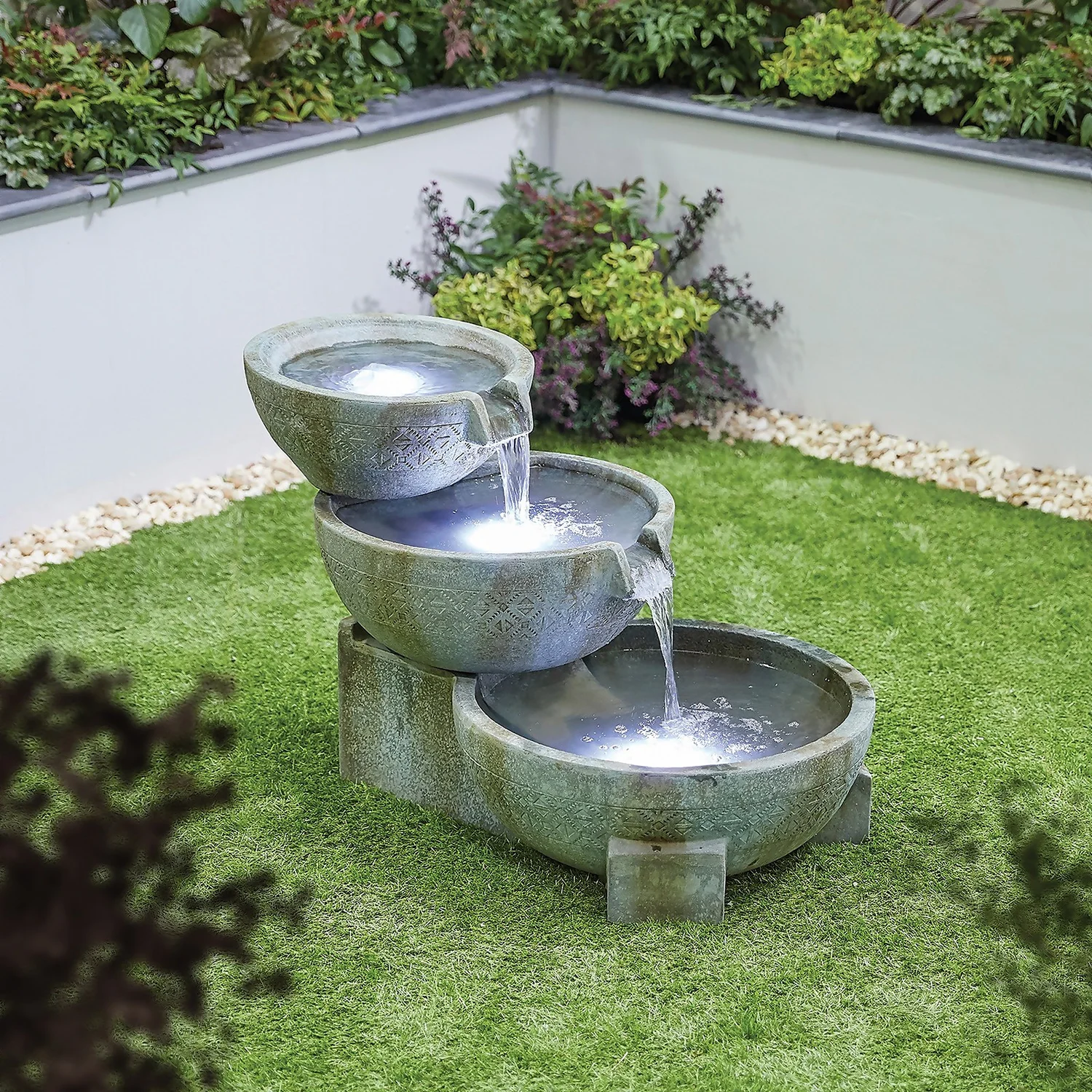 Stylish Fountain Oasis Water Feature With LEDs - Image 2