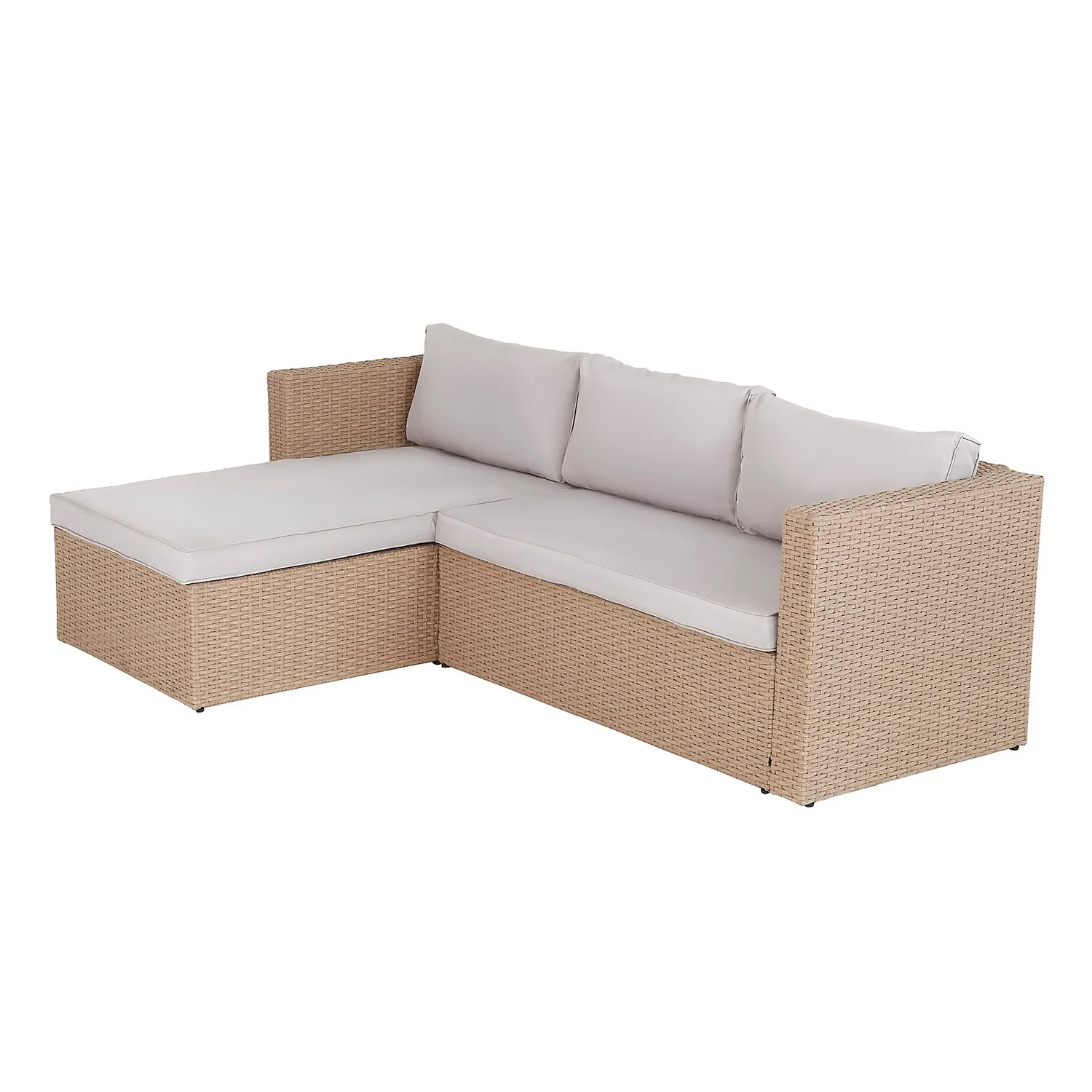 Alexandria Rattan Effect Garden Corner Sofa Set - Image 6