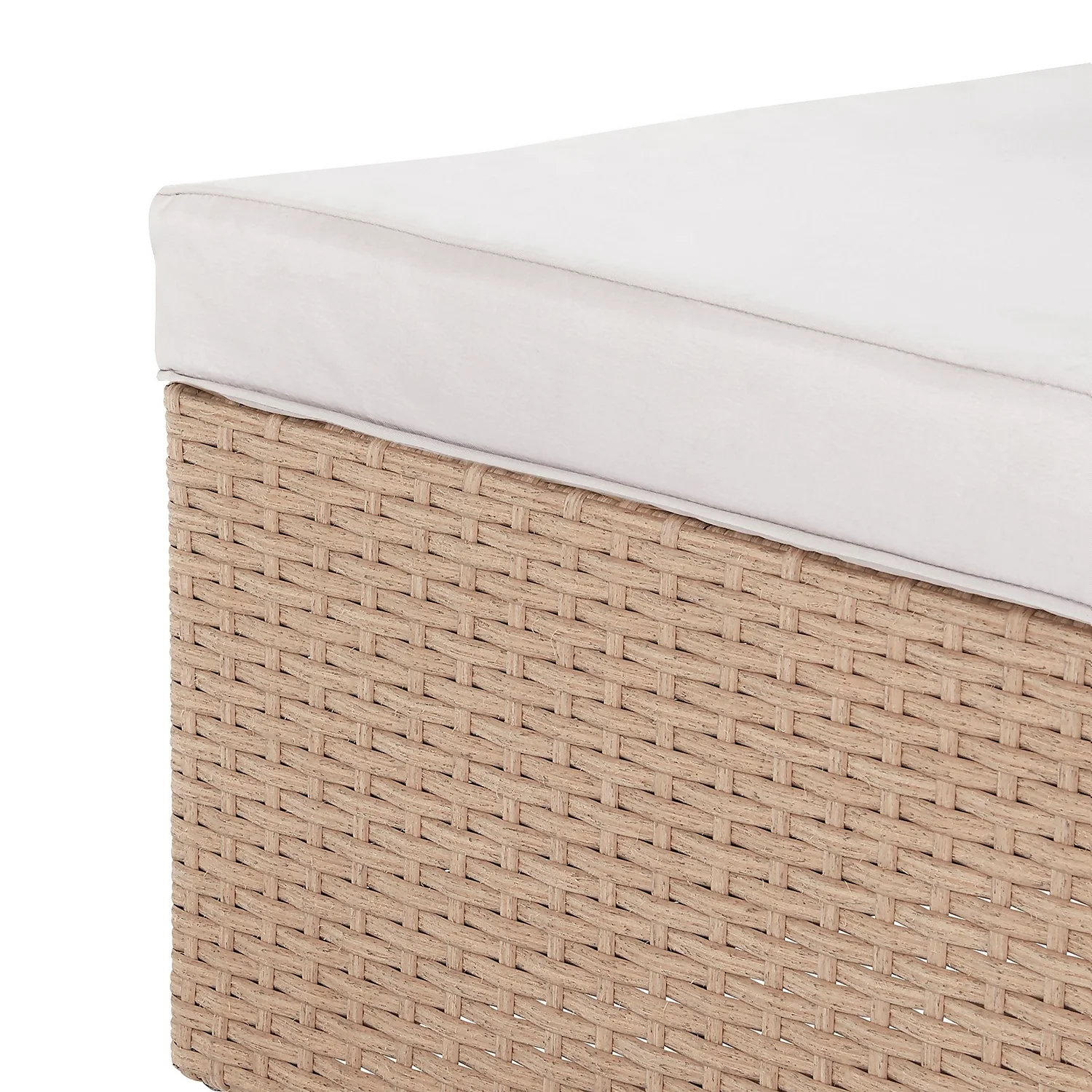 Alexandria Rattan Effect Garden Corner Sofa Set - Image 9