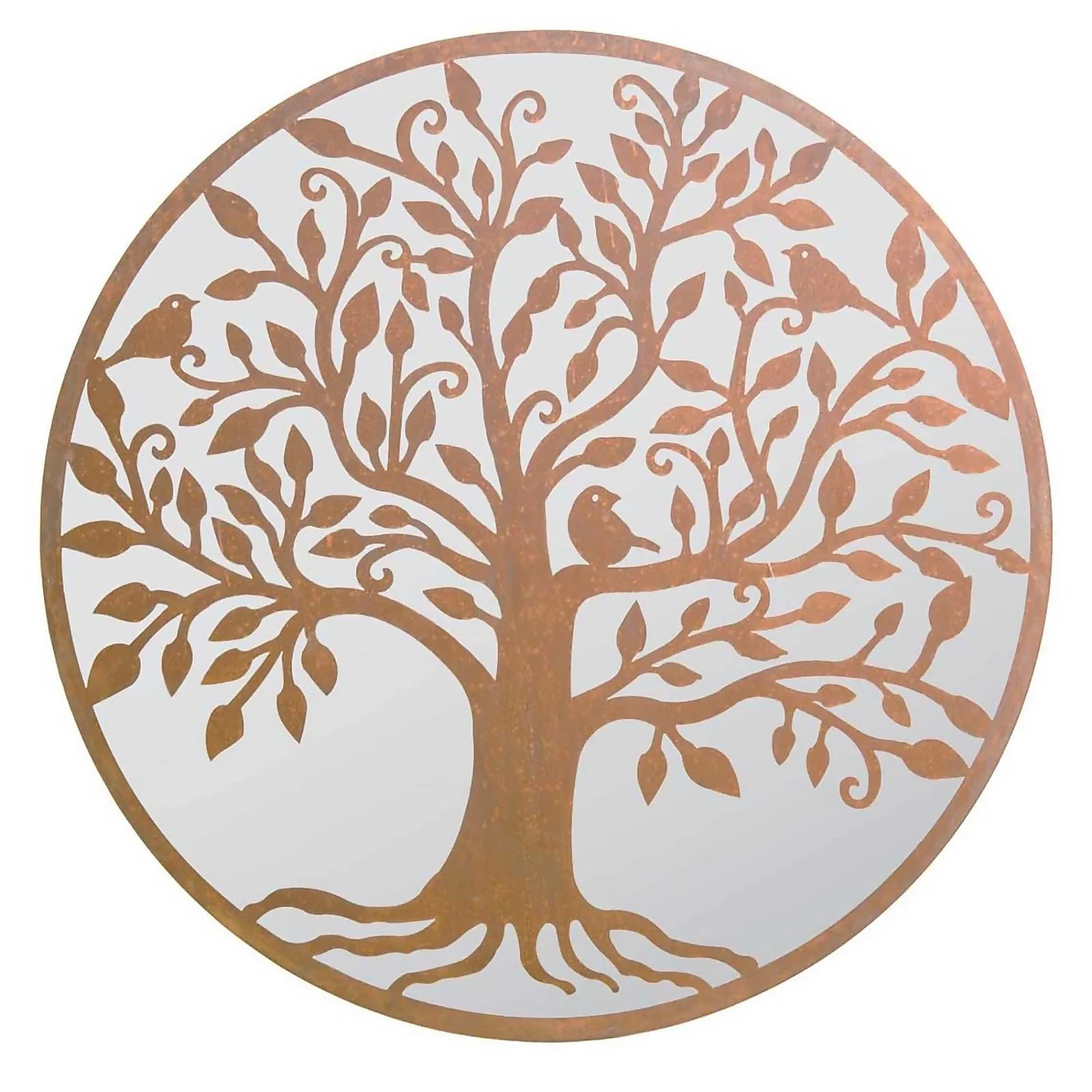 MirrorOutlet Stag Deer Round Garden Mirror - 100cm - Image 3