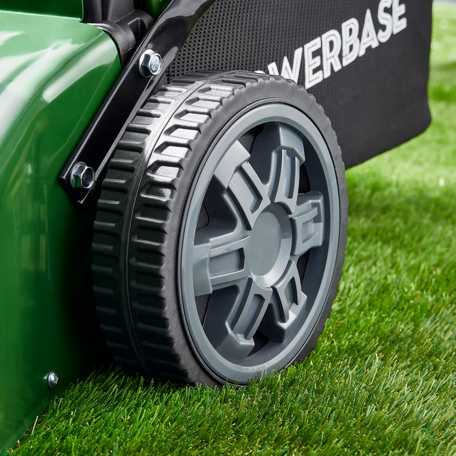 Powerbase 132cc Petrol Lawn Mower - 41cm - Image 3