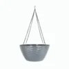 Wave Hanging Basket Charcoal - 35cm