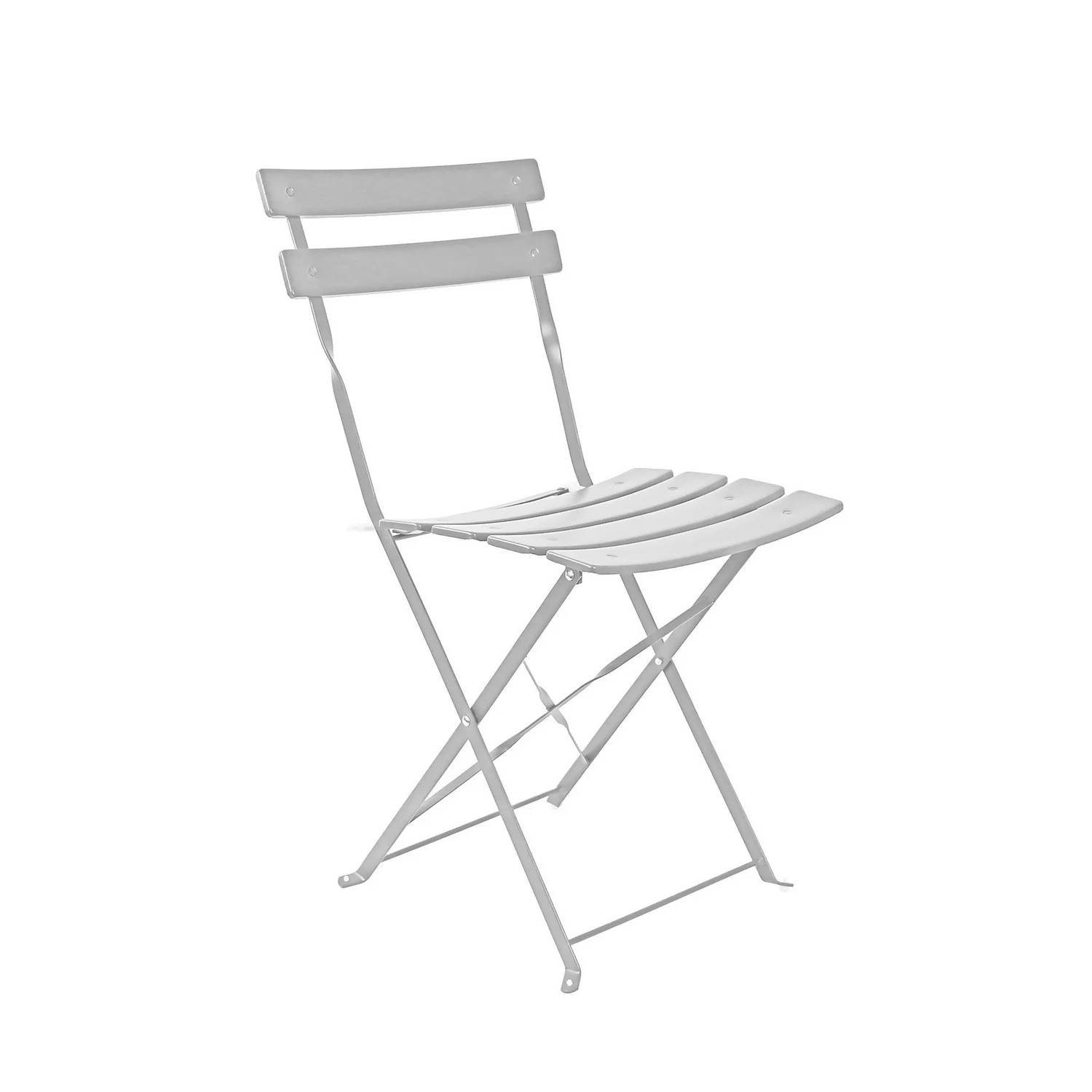 Millie Metal Bistro Set - Grey - Image 4