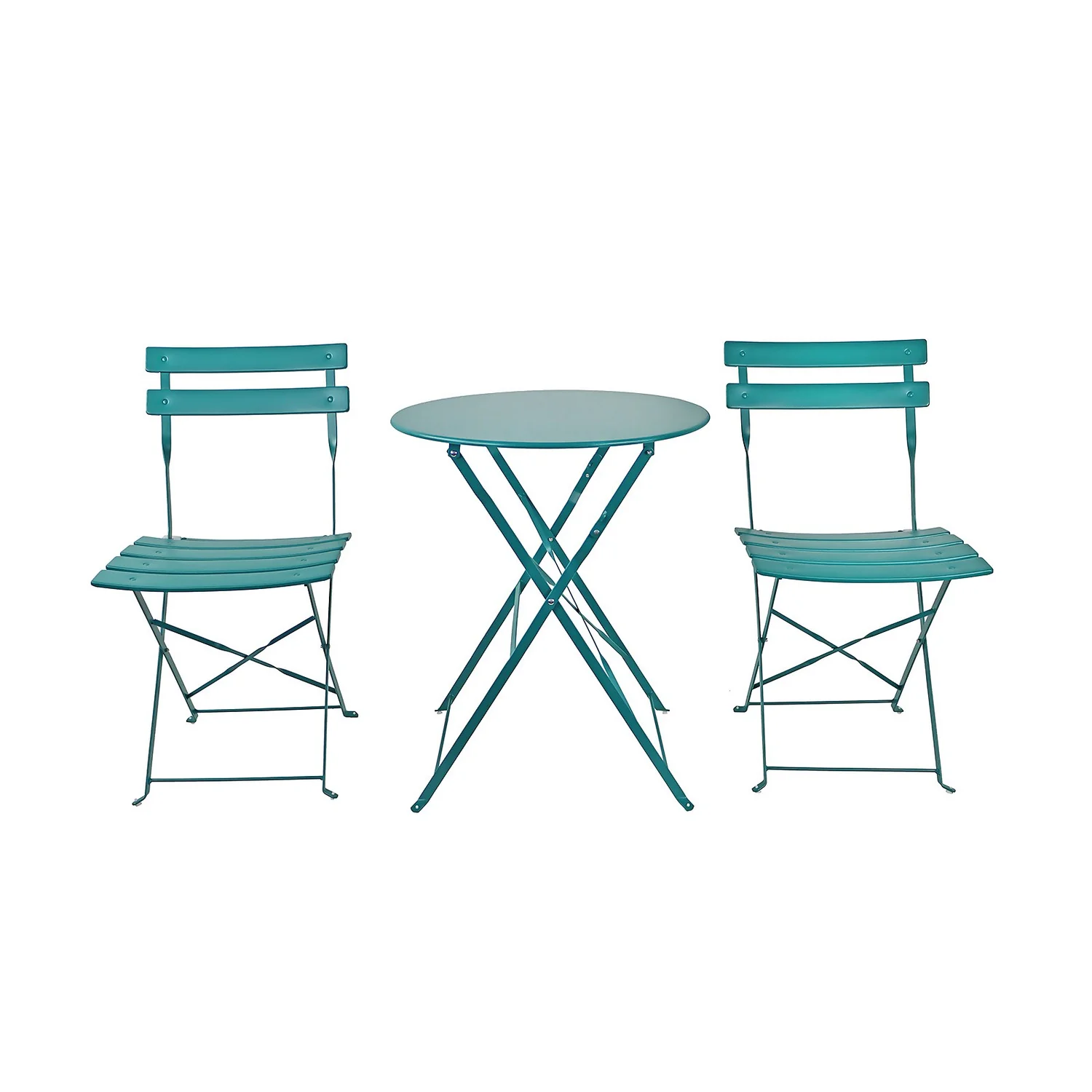 Millie Metal Bistro Set - Green - Image 3