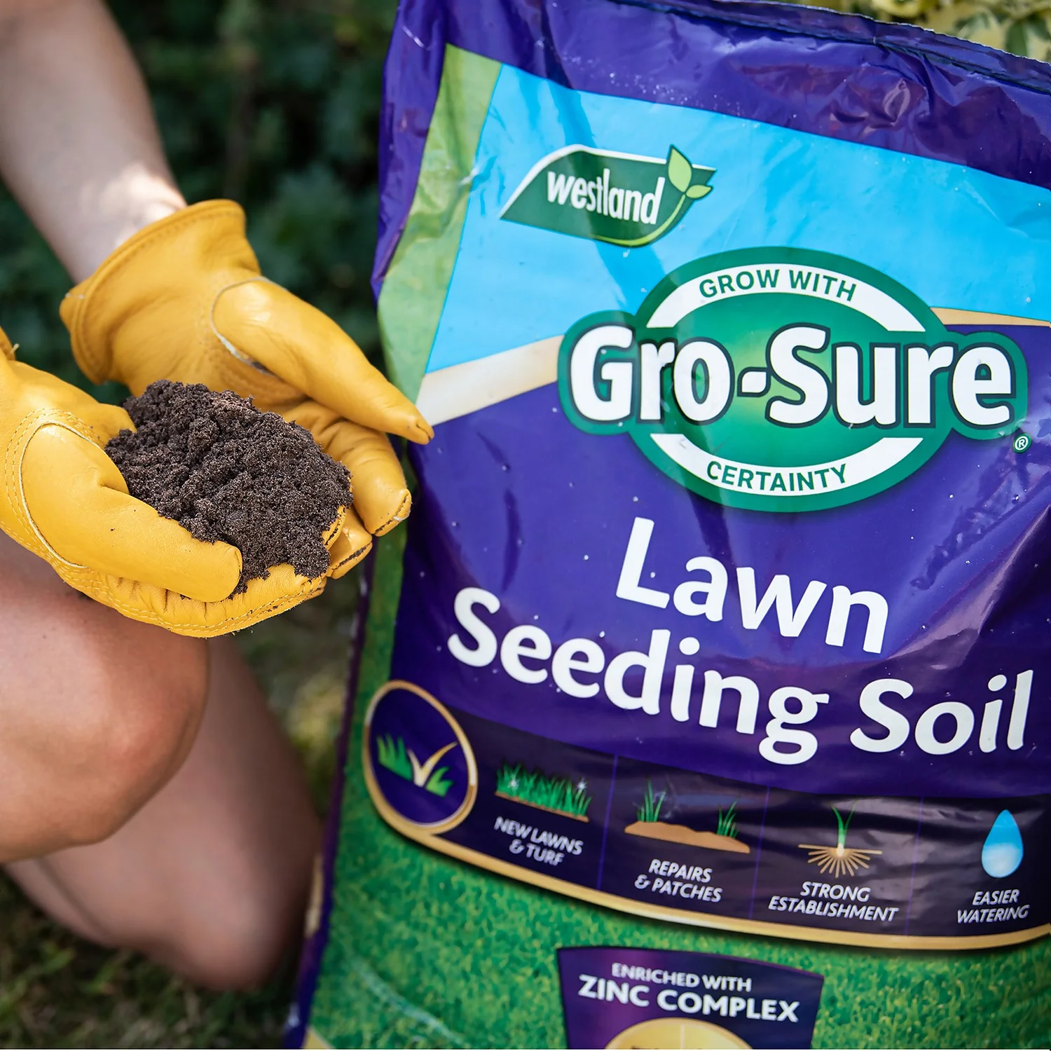 Gro-Sure Lawn Seeding Soil 25L - Image 2