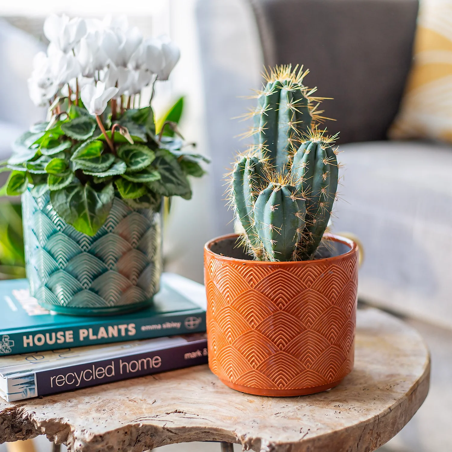 Art Deco Indoor Plant Pot - 12cm - Image 2