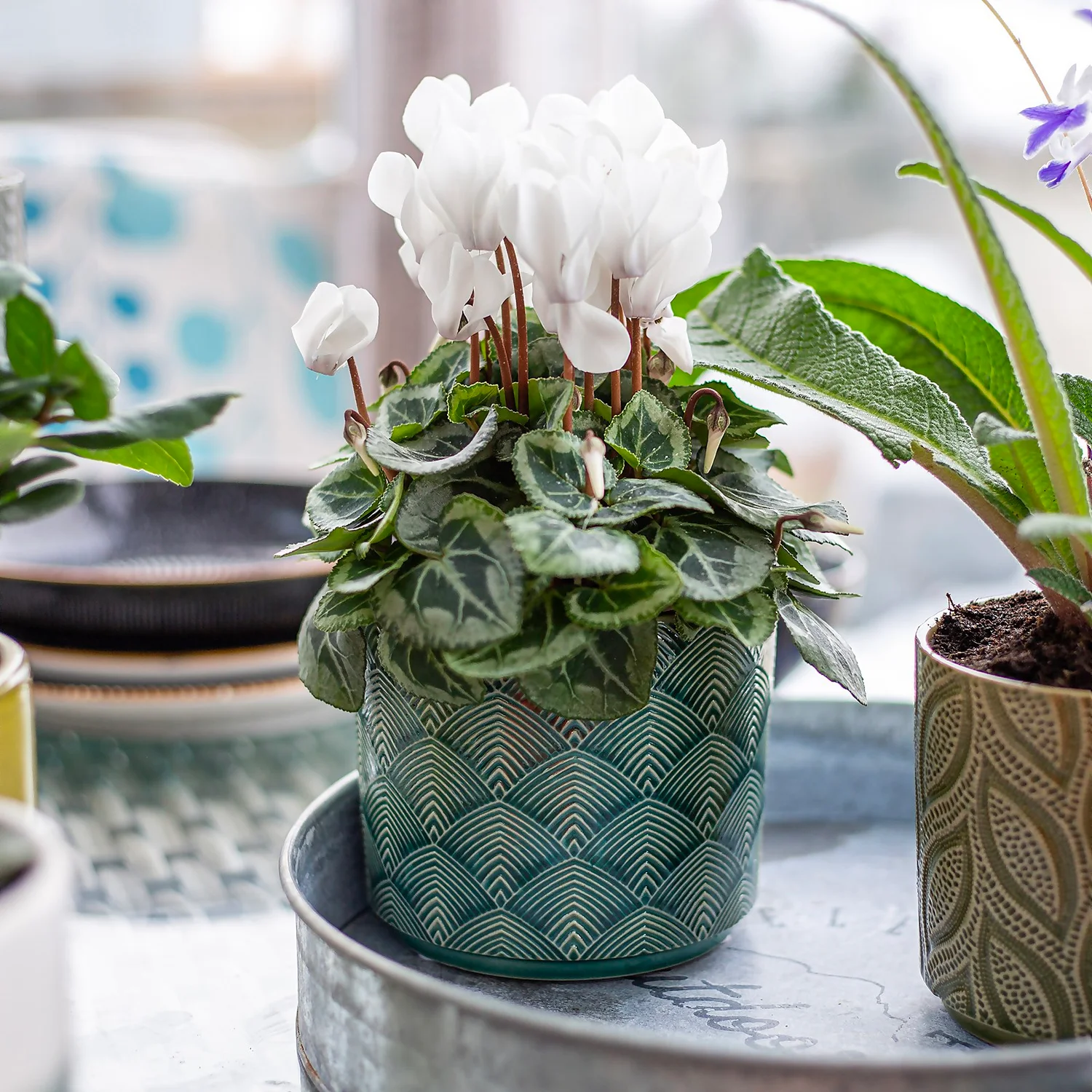 Art Deco Indoor Plant Pot - 12cm - Image 5